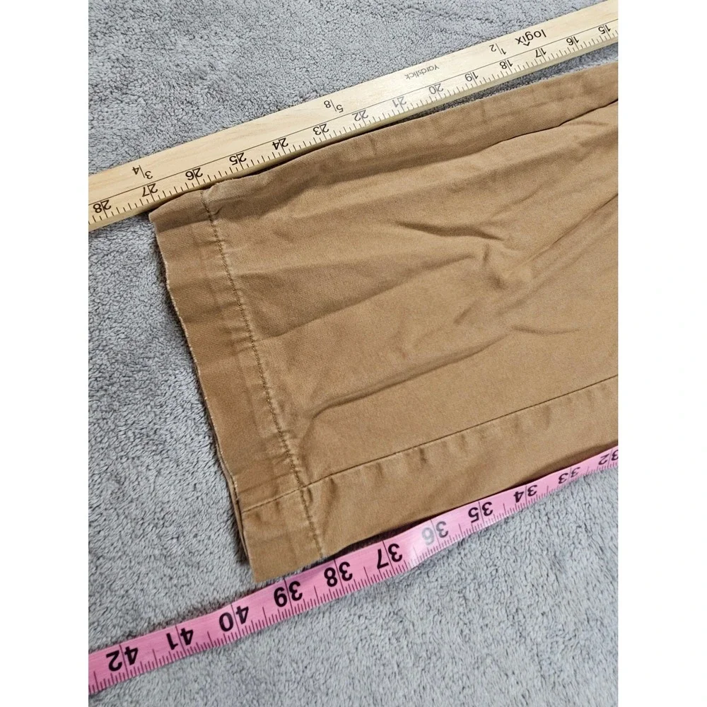 Banana Republic Emerson Chino Mens 35x30 Khaki Tan Cotton Straight Leg Pants